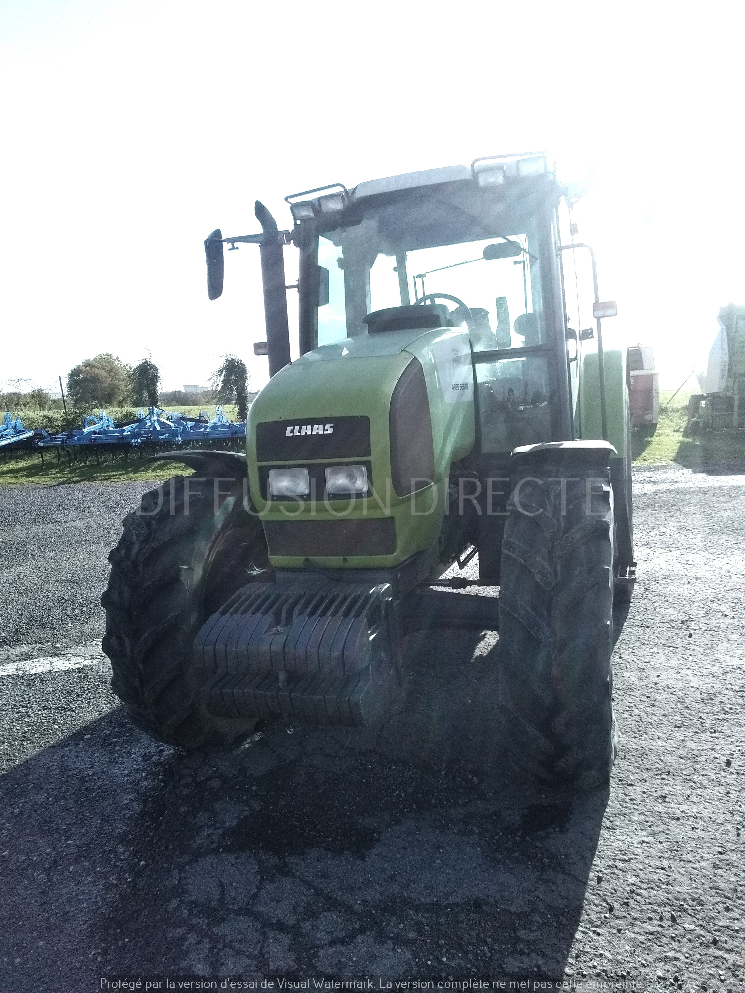 CLAAS TRACTEUR AGRICOLE ARES 566 RZ Tracteur