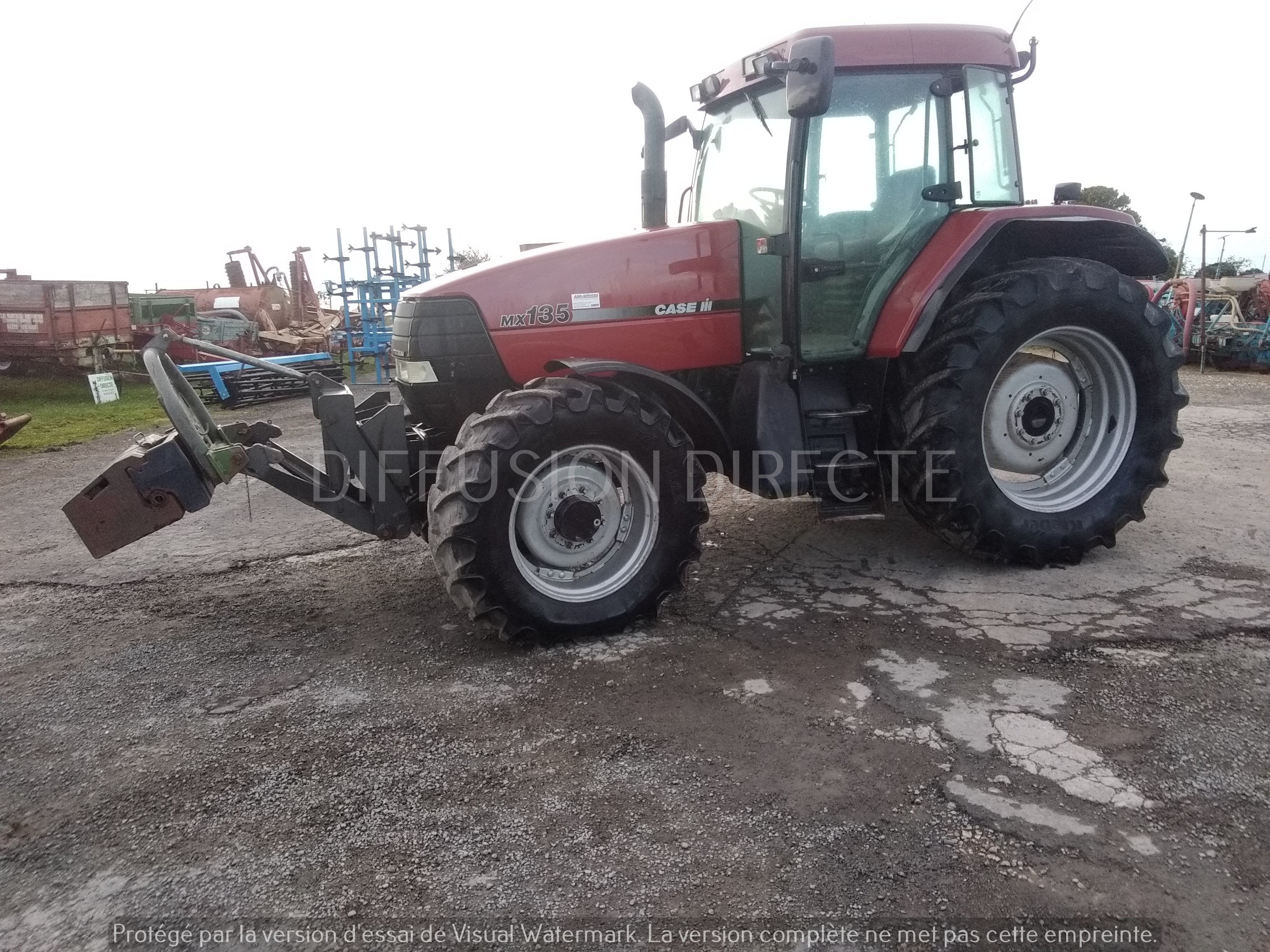 CASE IH TRACTEUR AGRICOLE MX 135 Tracteur