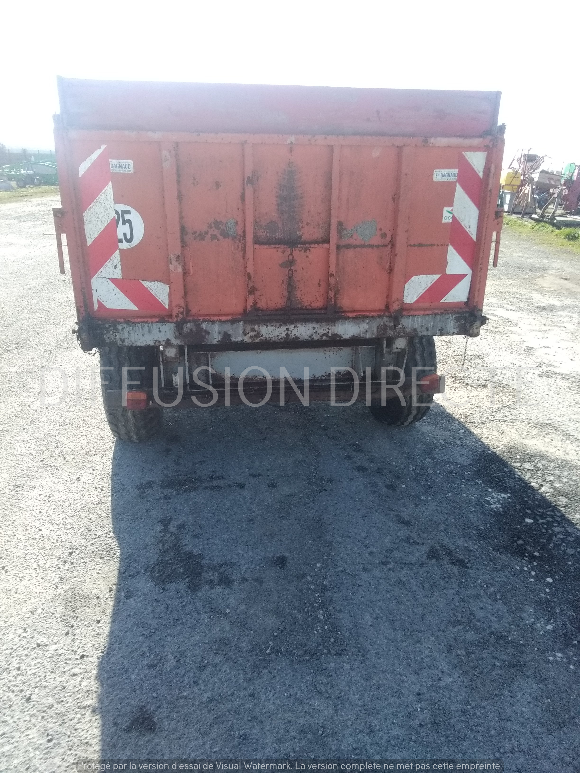 SIMONNEAU REMORQUE AGRICOLE 5T Benne - Remorque