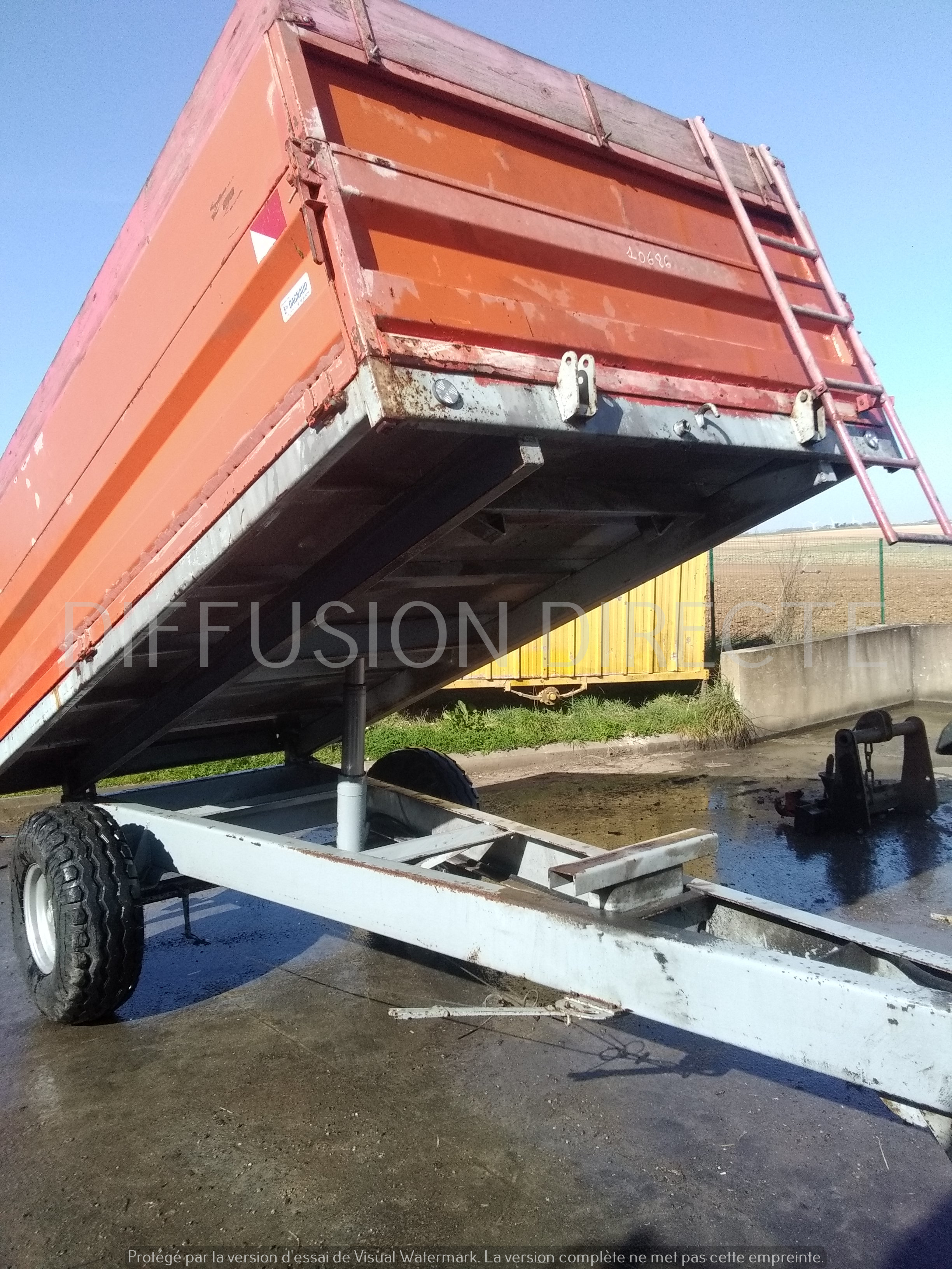 SIMONNEAU REMORQUE AGRICOLE 5T Benne - Remorque