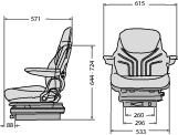 GRAMMER Siège GRAMMER Maximo Basic Sièges Tracteur