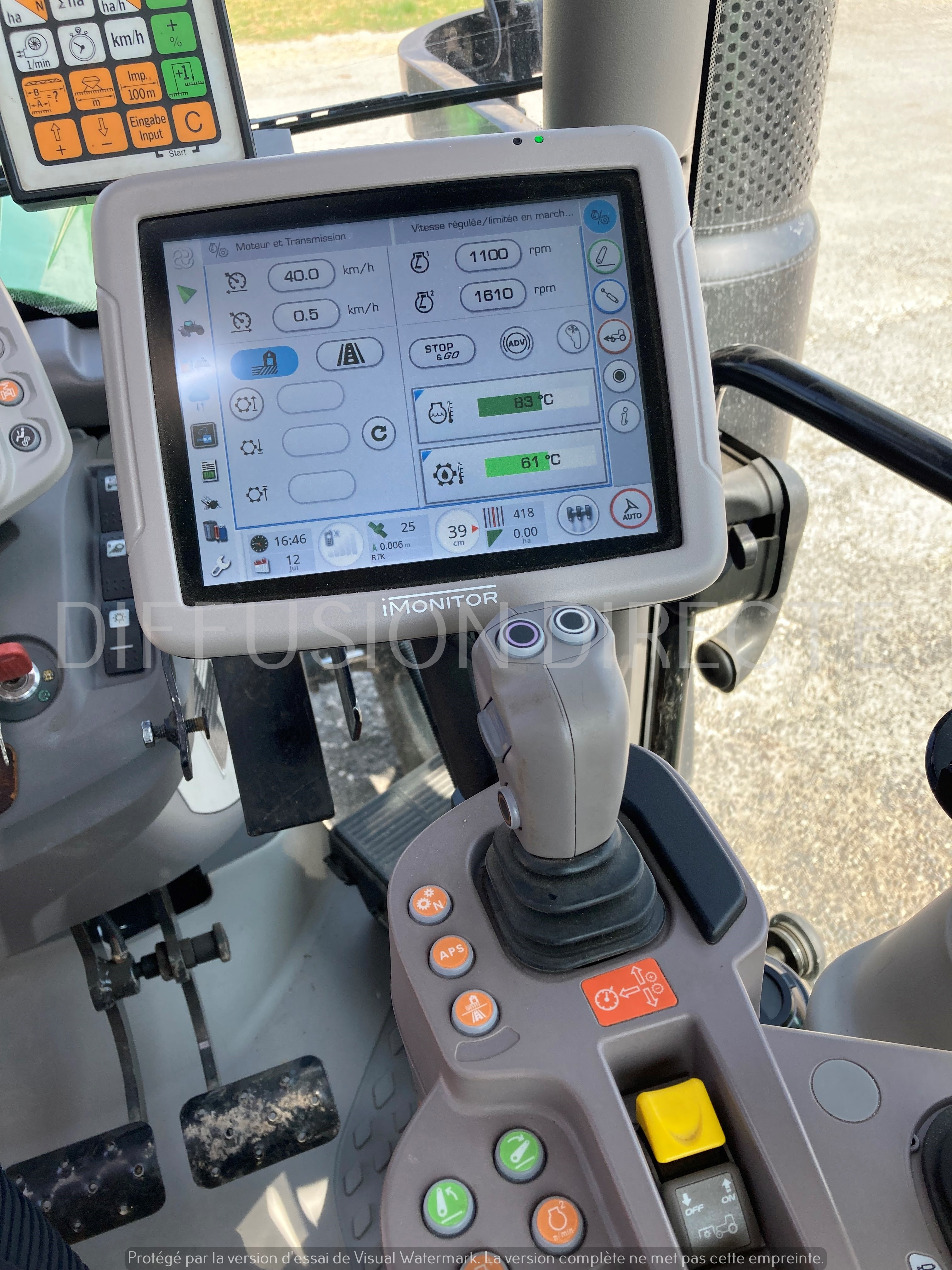 DEUTZ-FAHR TRACTEUR AGRICOLE 6125 C RV SHIFT Tracteur