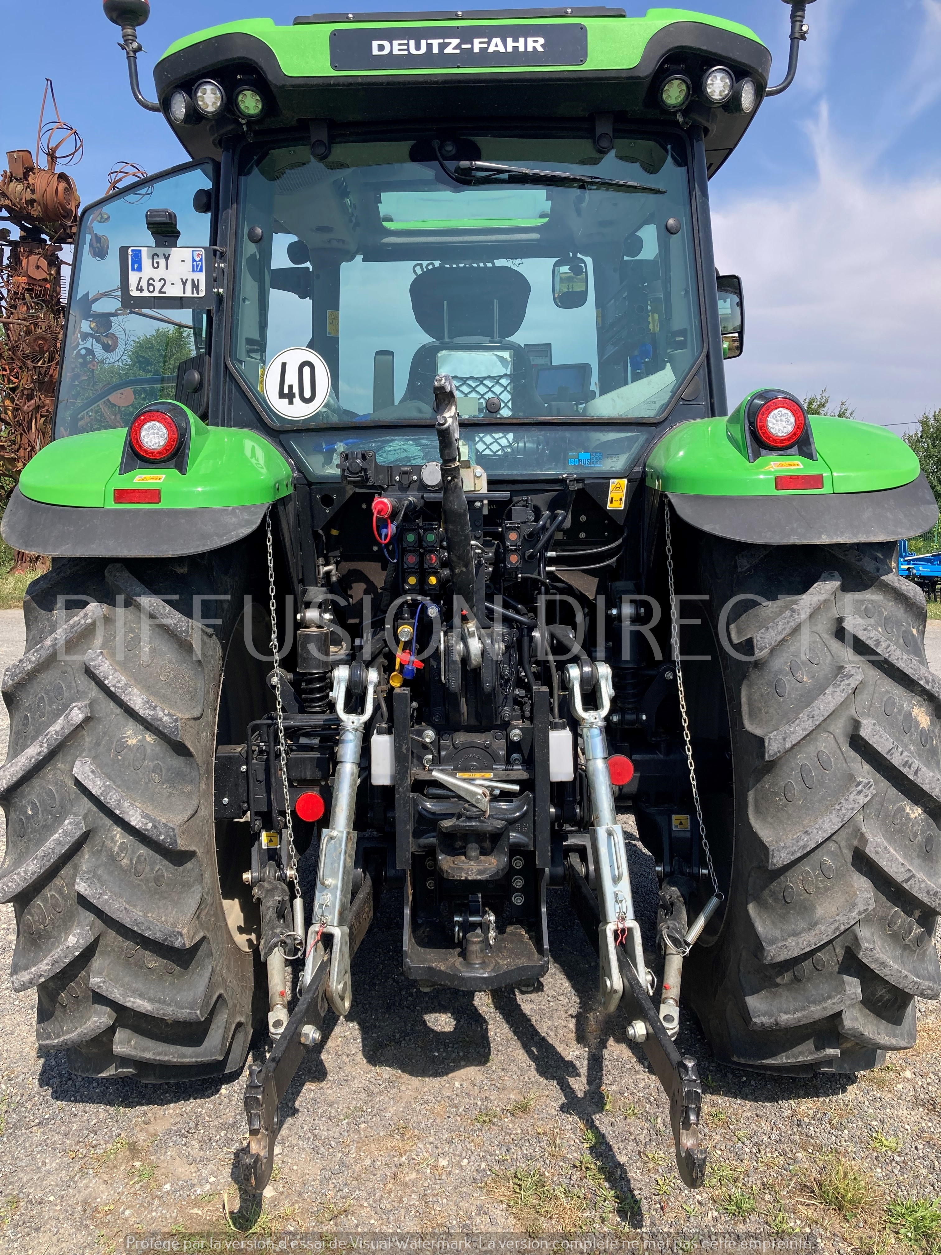 DEUTZ-FAHR TRACTEUR AGRICOLE 6125 C RV SHIFT Tracteur