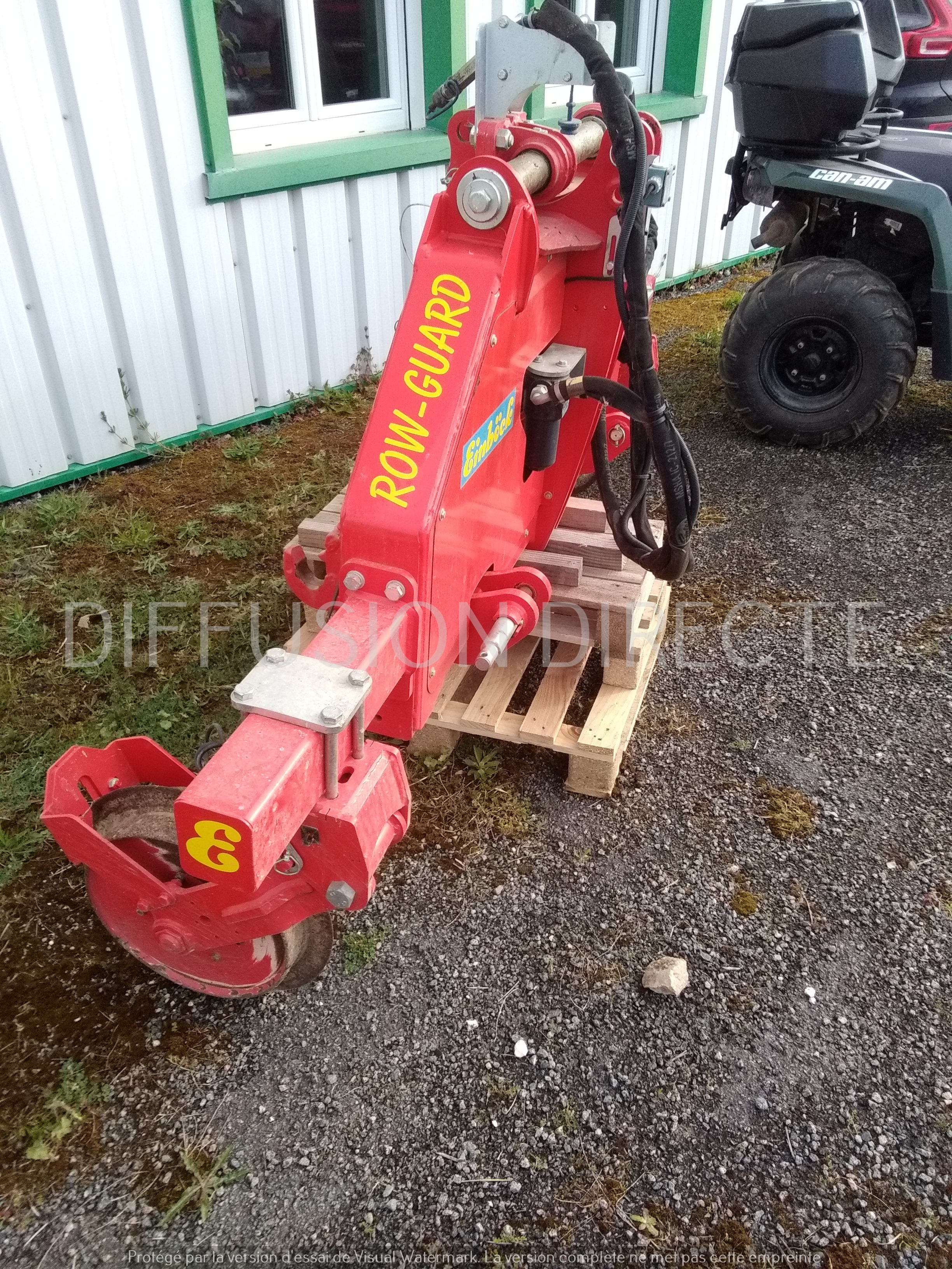 EINBOCK GUIDAGE CAMERA ROW-GUARD 500 POUR BINEUSE Bineuse - Herse Etrille