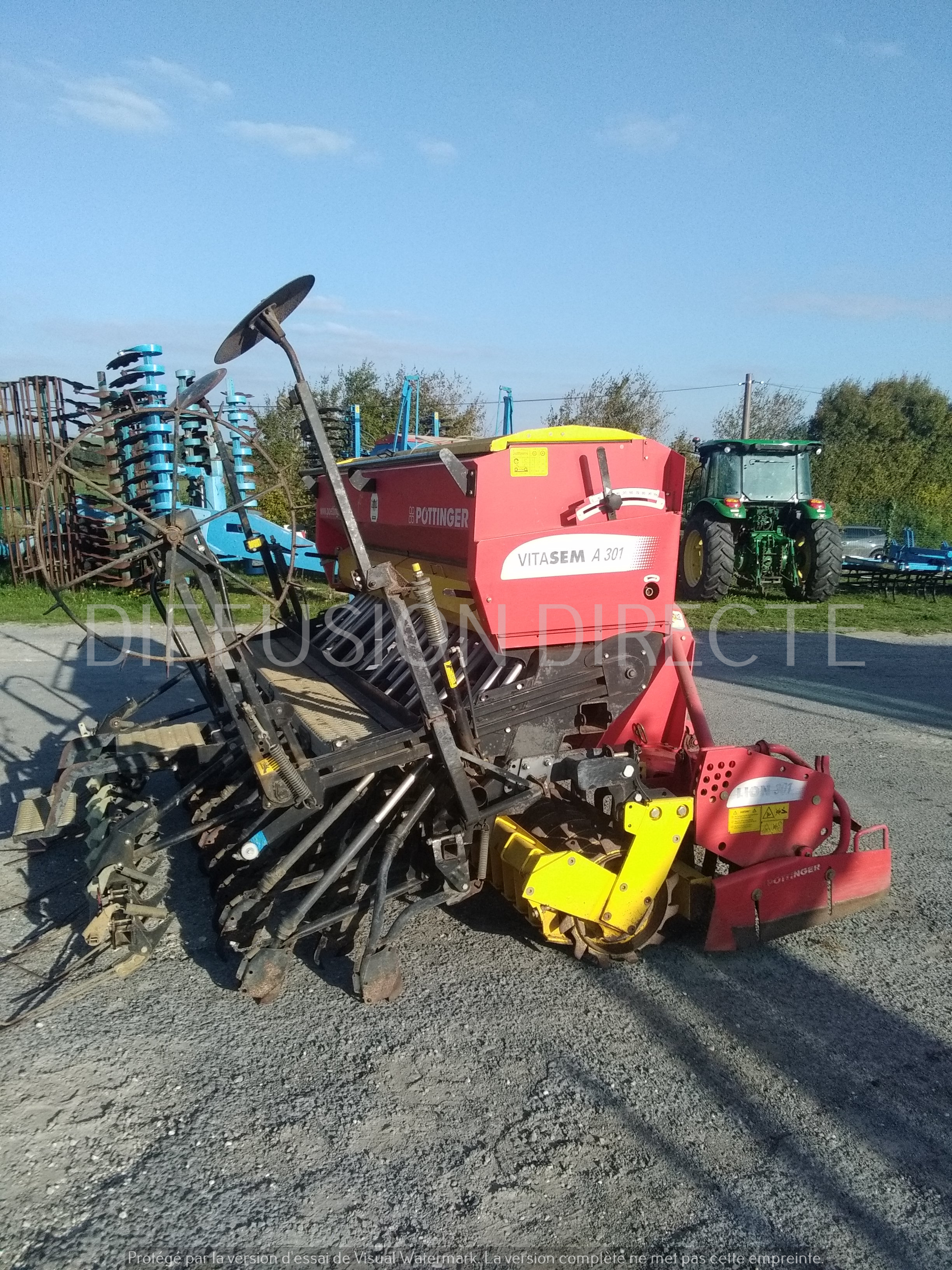 POTTINGER COMBINE DE SEMIS VITASEM A 301 Semoir en Ligne