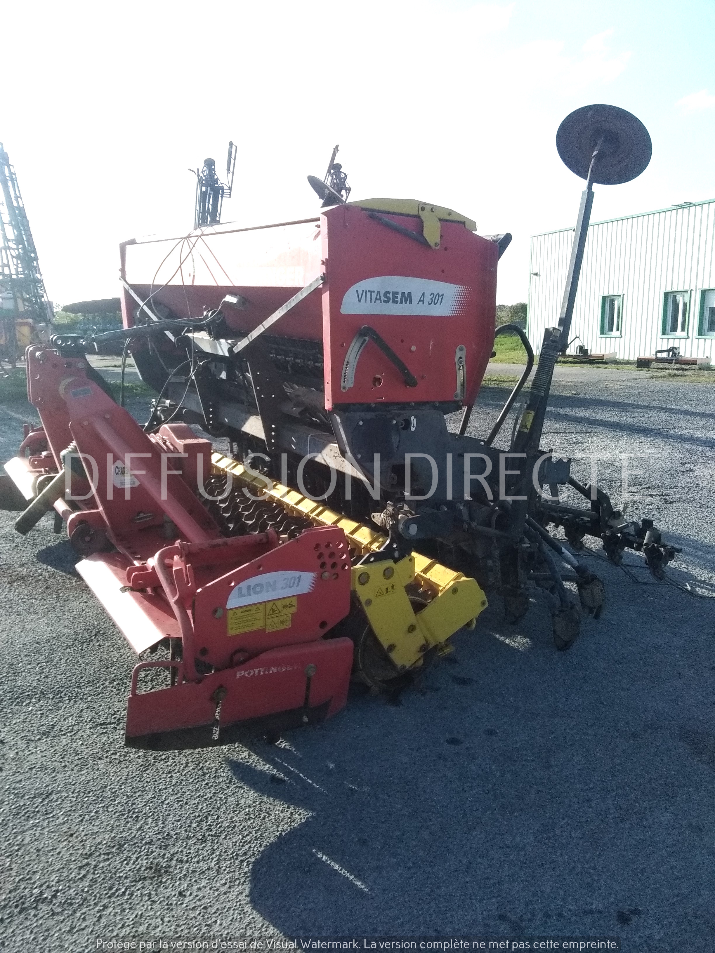 POTTINGER COMBINE DE SEMIS VITASEM A 301 Semoir en Ligne