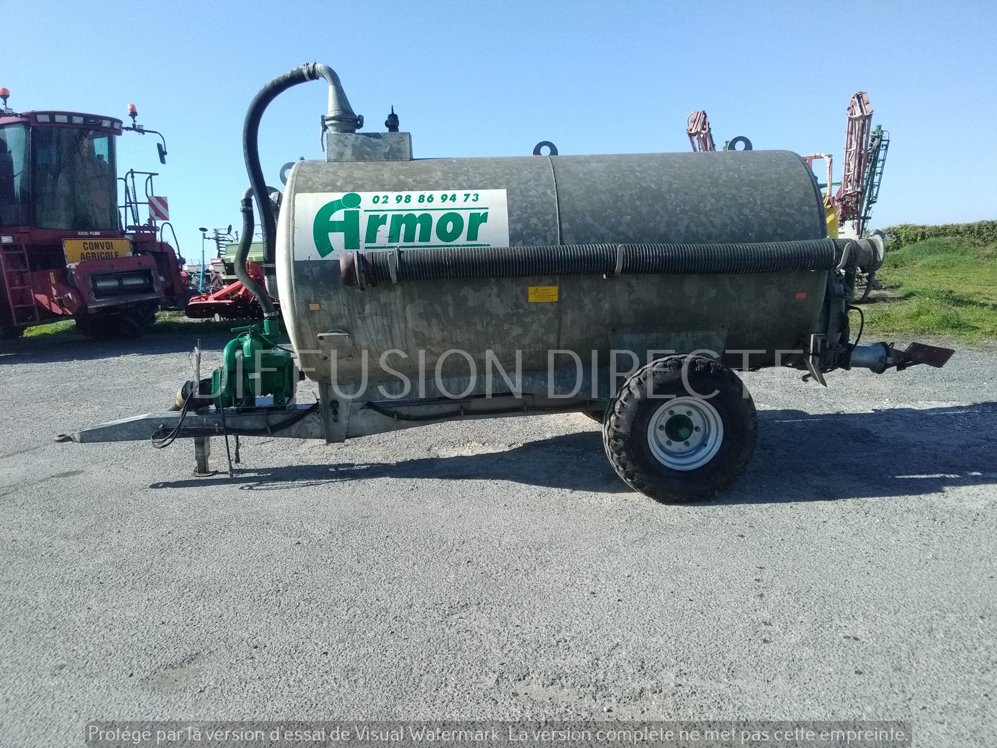 ARMOR TONNE A LISIER AXR 6.8 Epandeur à Fumier/Tonne à lisier