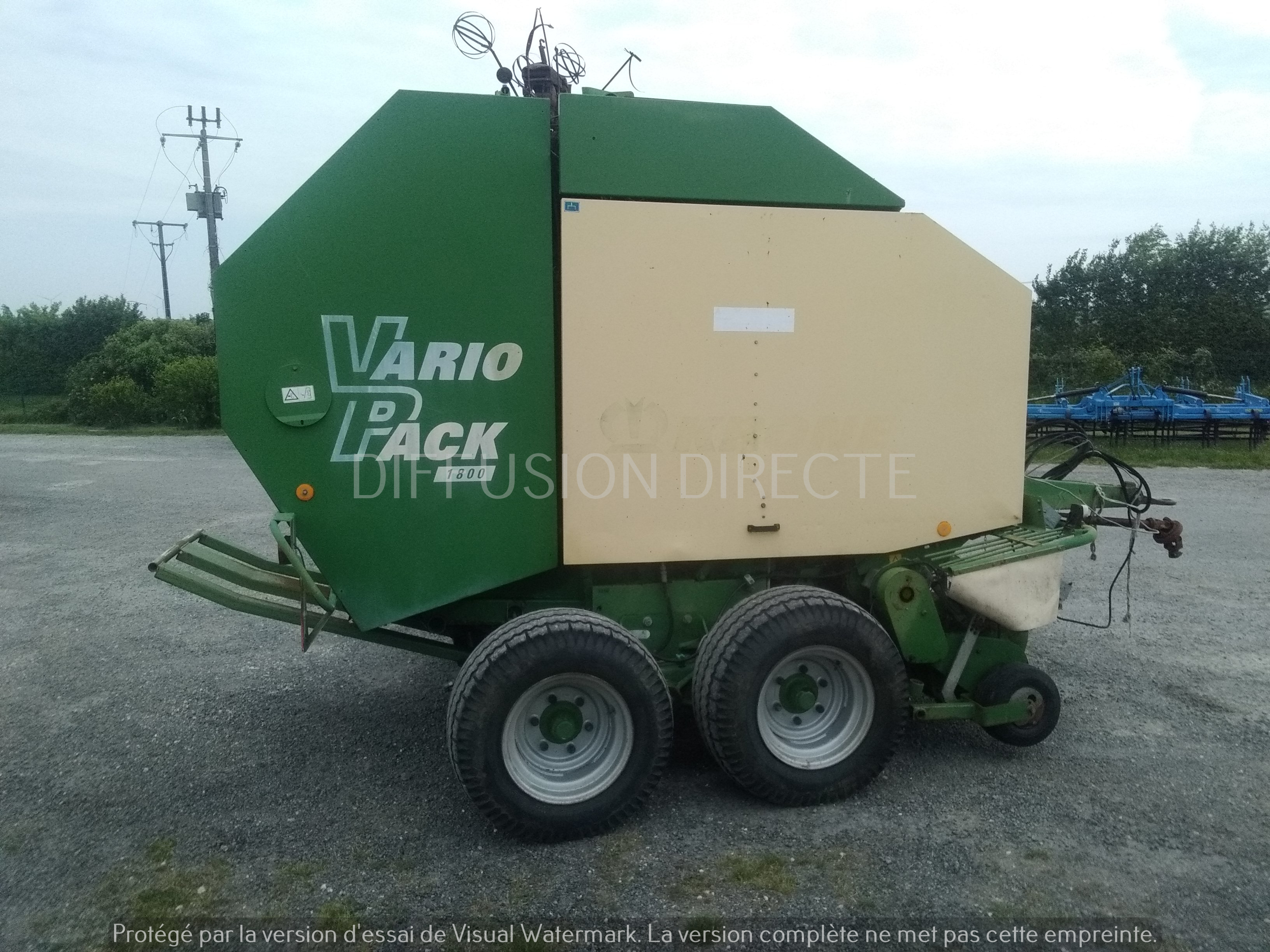 KRONE PRESSE A BALLES RONDES VARIO 1800 PACK Presse - Round Baller