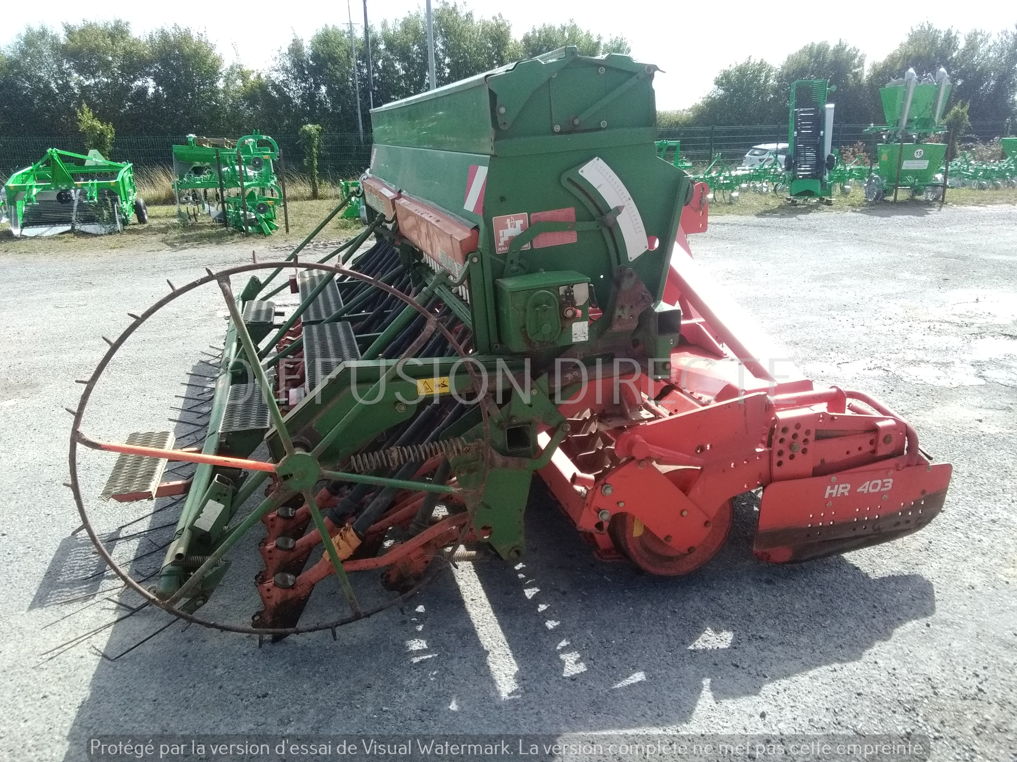 AMAZONE COMBINE DE SEMIS AD 402 Semoir en Ligne