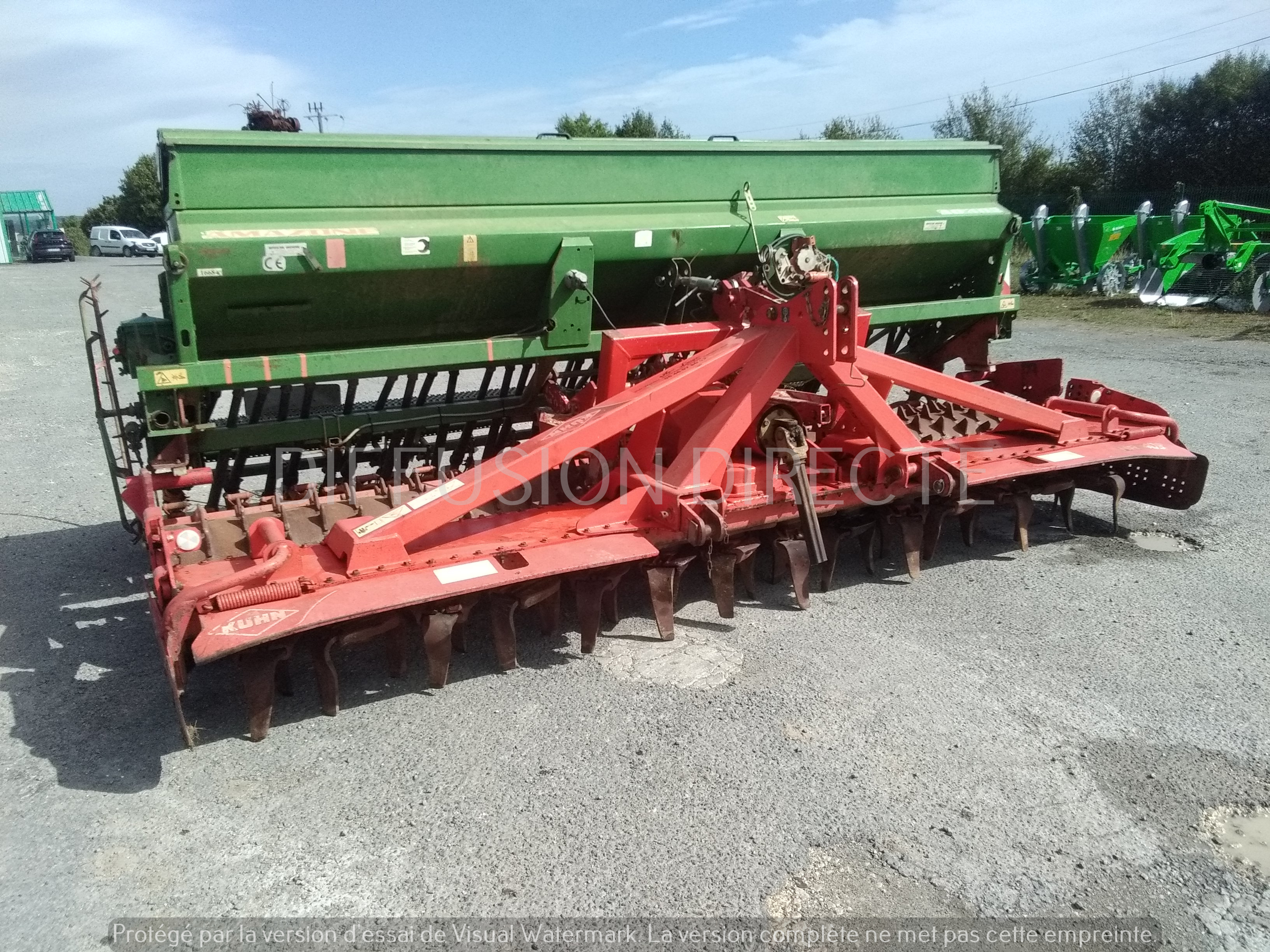 AMAZONE COMBINE DE SEMIS AD 402 Semoir en Ligne