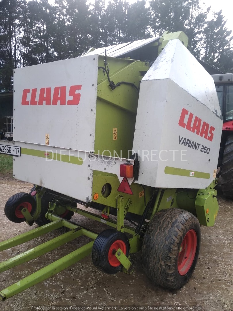 CLAAS PRESSE A BALLES RONDES VARIANT 260 Presse - Round Baller