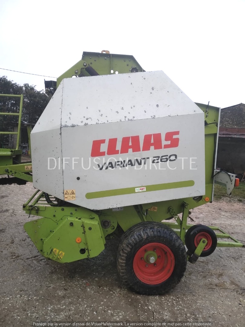 CLAAS PRESSE A BALLES RONDES VARIANT 260 Presse - Round Baller