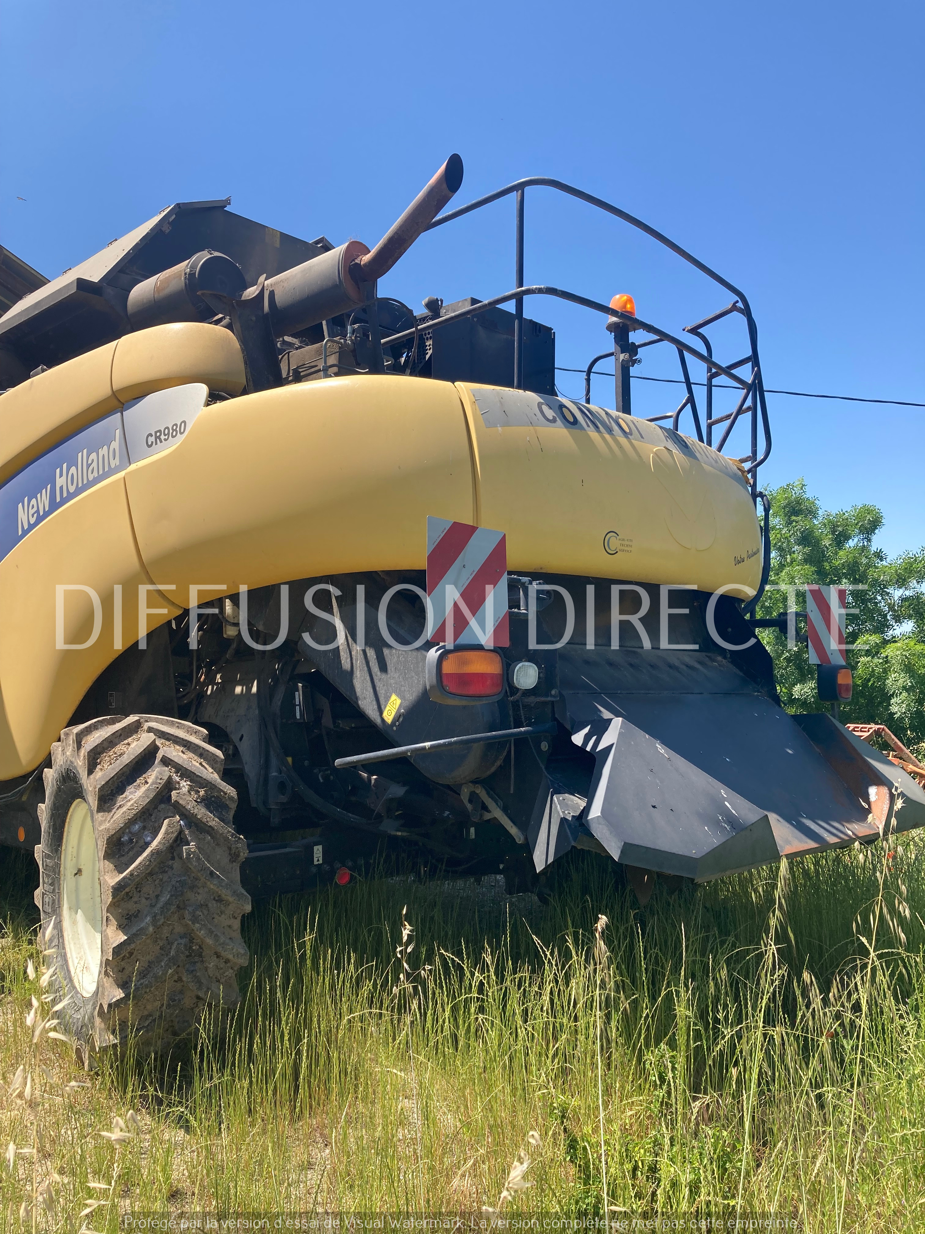 NEW HOLLAND MOISSONNEUSE CR 980 Moissonneuse Batteuse - Ensileuse