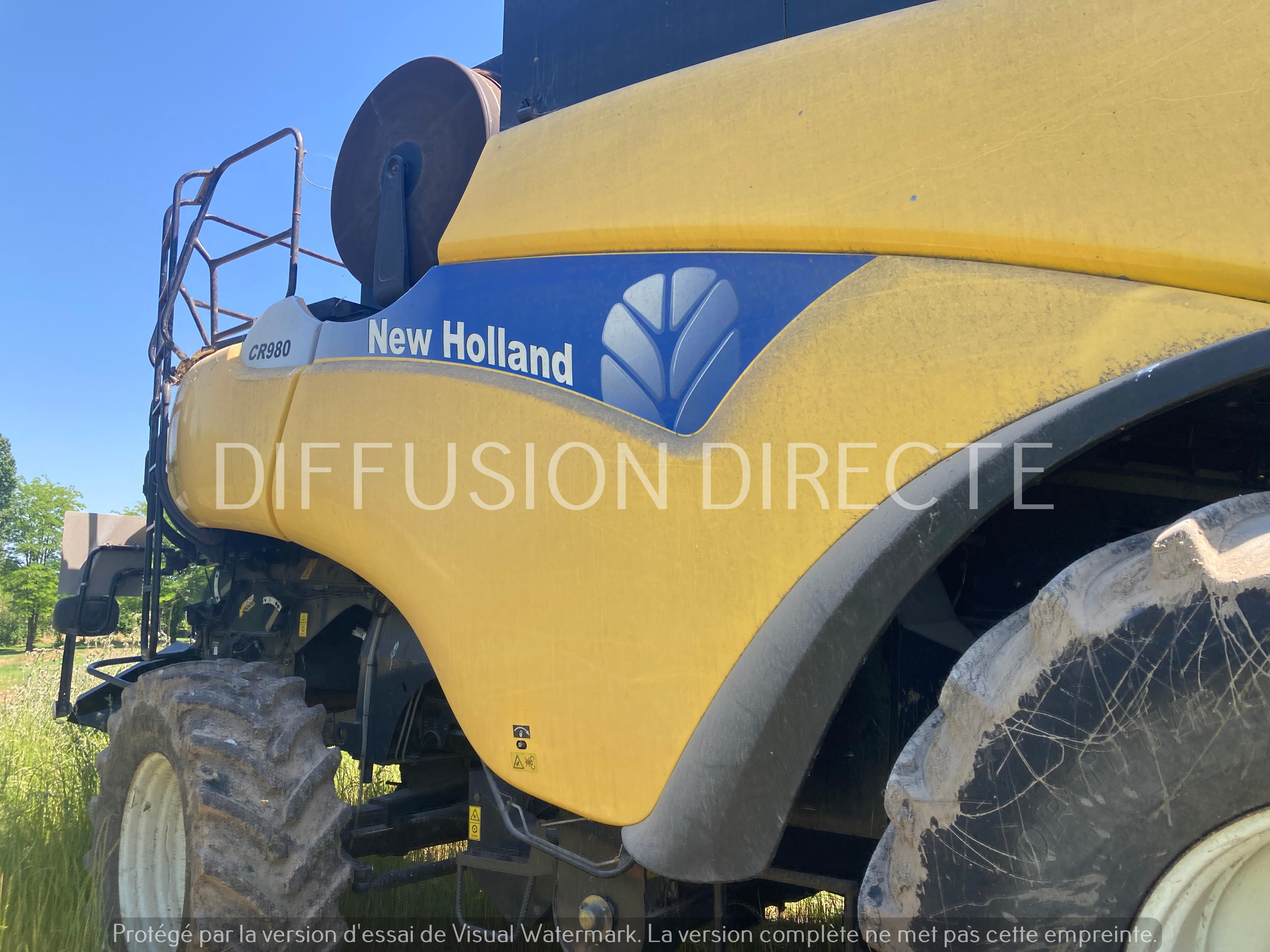 NEW HOLLAND MOISSONNEUSE CR 980 Moissonneuse Batteuse - Ensileuse