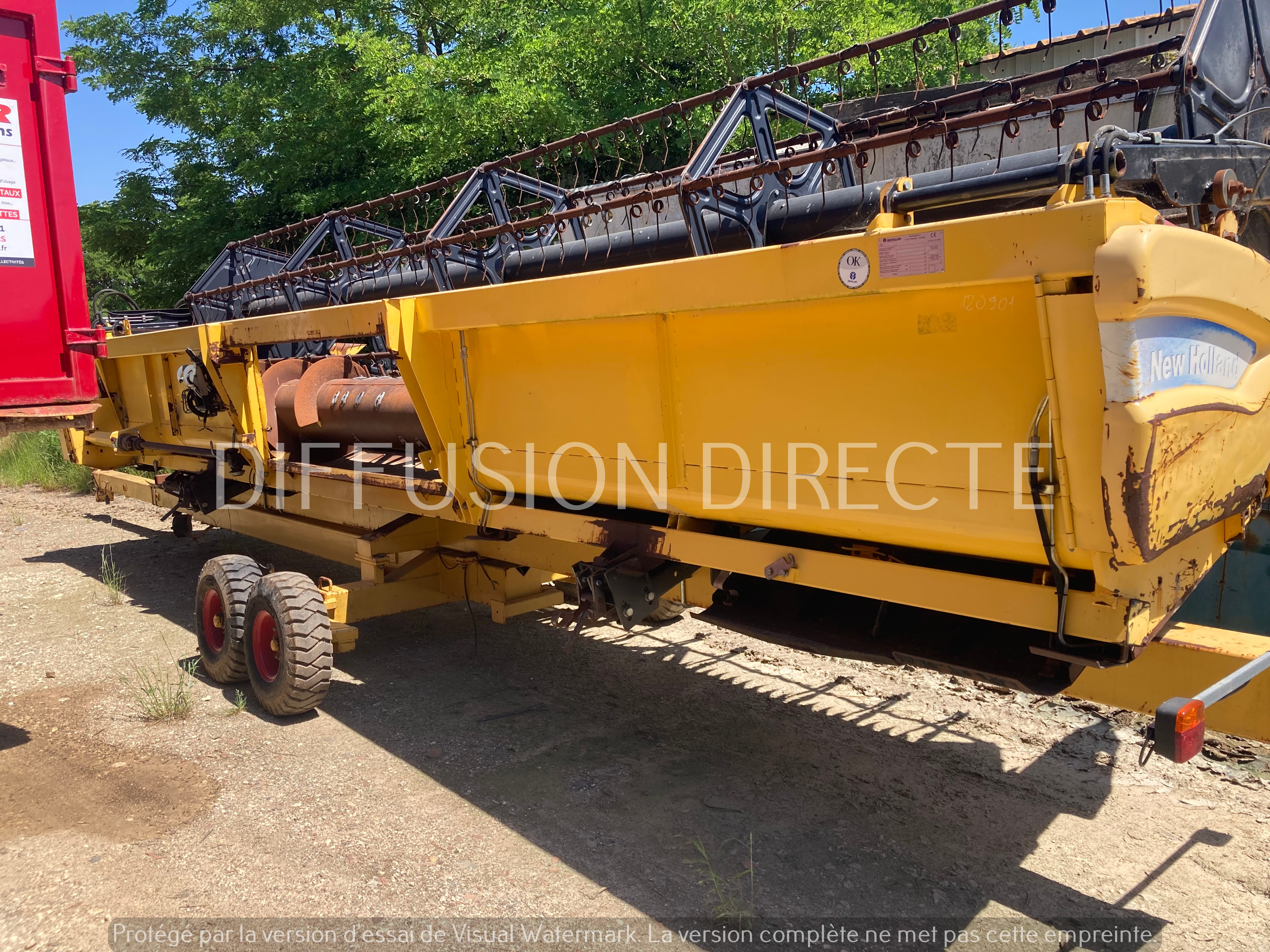 NEW HOLLAND MOISSONNEUSE CR 980 Moissonneuse Batteuse - Ensileuse