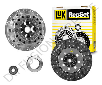 FORD Kit embrayage LUK série 2000 ; 2100 ; 2120 ; 2150 ; 2300 ; 2310N ; 3000 ; 3055 ; 3100 ; 3120 ; 3150 ; 3300 ; 3330 ; 3400 ; 3500 ; 4000 ; 4100 ; 4330 ; 4140 ; 4340 ; 4600 ; 4600NO ; 4600O ; 4600SU Kit embrayage