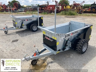 CYNKOMET Epandeur à Fumier et Compost N-200 DZIK Epandeur Fumier, Compost et Engrais