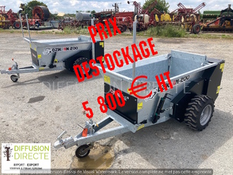 CYNKOMET Epandeur à Fumier et Compost N-200 DZIK Epandeur Fumier, Compost et Engrais