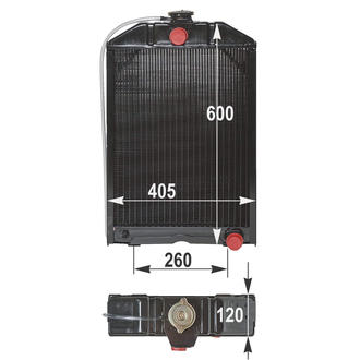 RENAULT Radiateur pour 681, 751, 752, 781 851 Radiateur